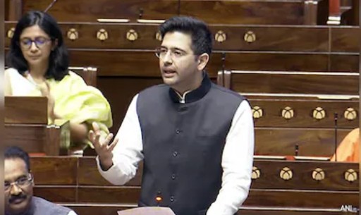 AAP leaders vs Raghav Chadha