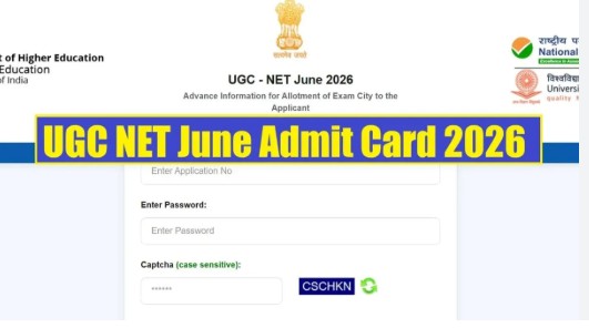 UGC NET June 2026 Admit Card